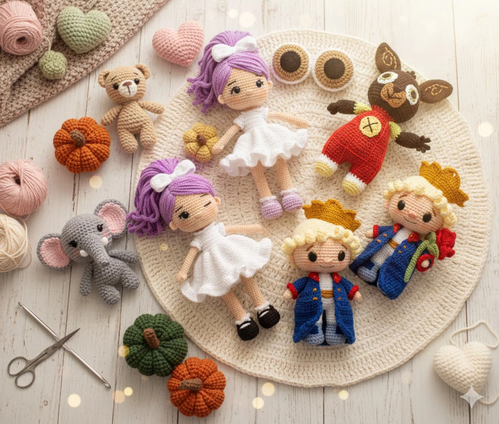 Amigurumi Κούκλες - Χειροποίητες πλεκτές κούκλες