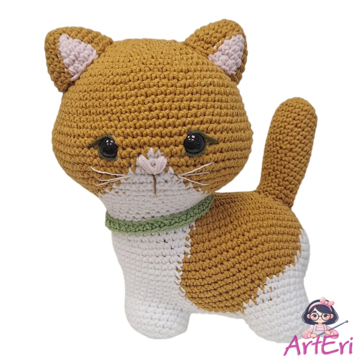 Πλεκτή γατούλα (16cm*12cm)