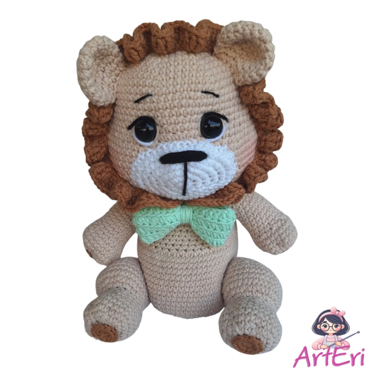 Πλεκτό λιονταράκι (20cm)