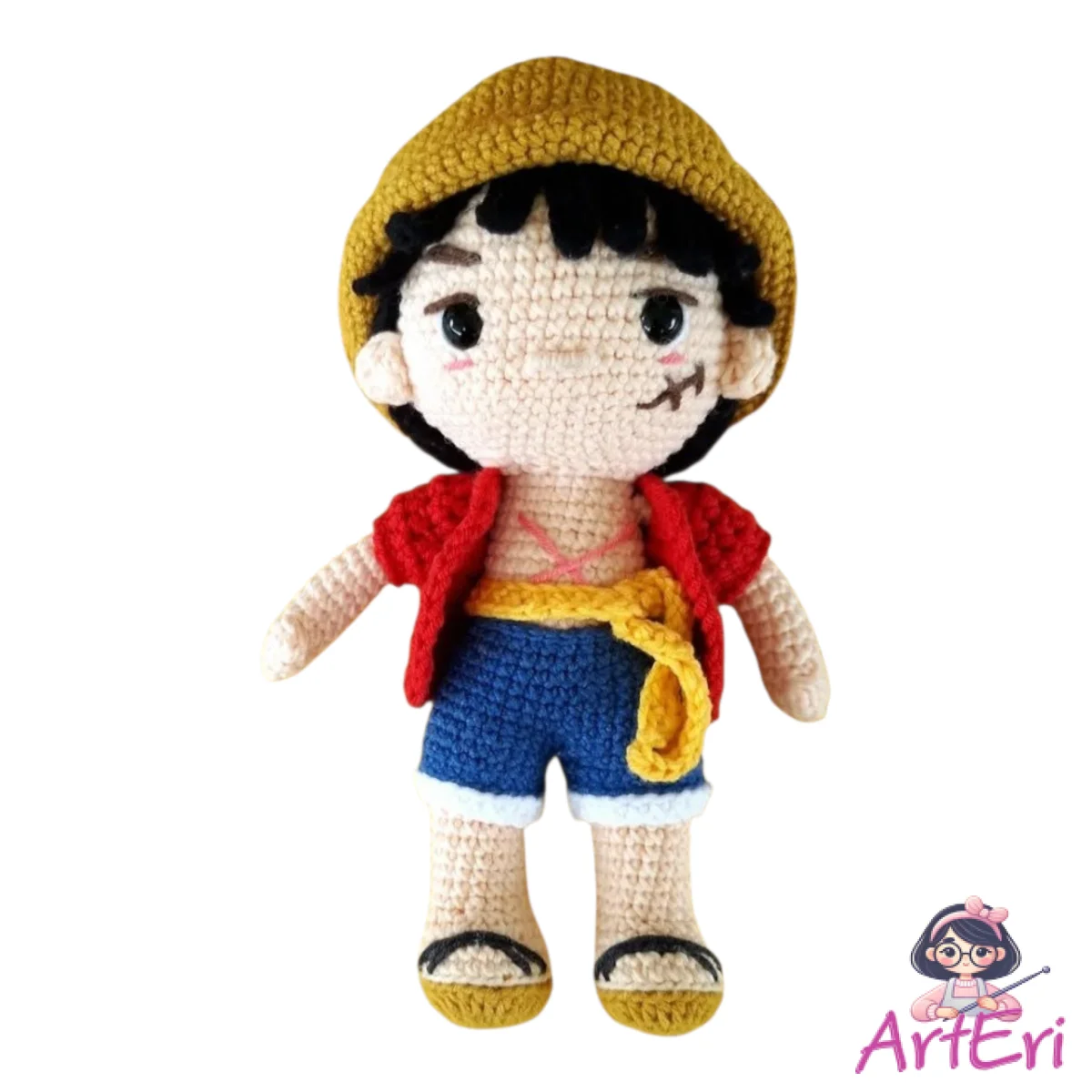 Πλεκτός "Λούφυ" (18cm)