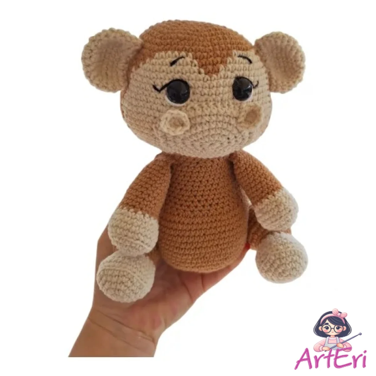 Πλεκτή μαϊμού (19cm)