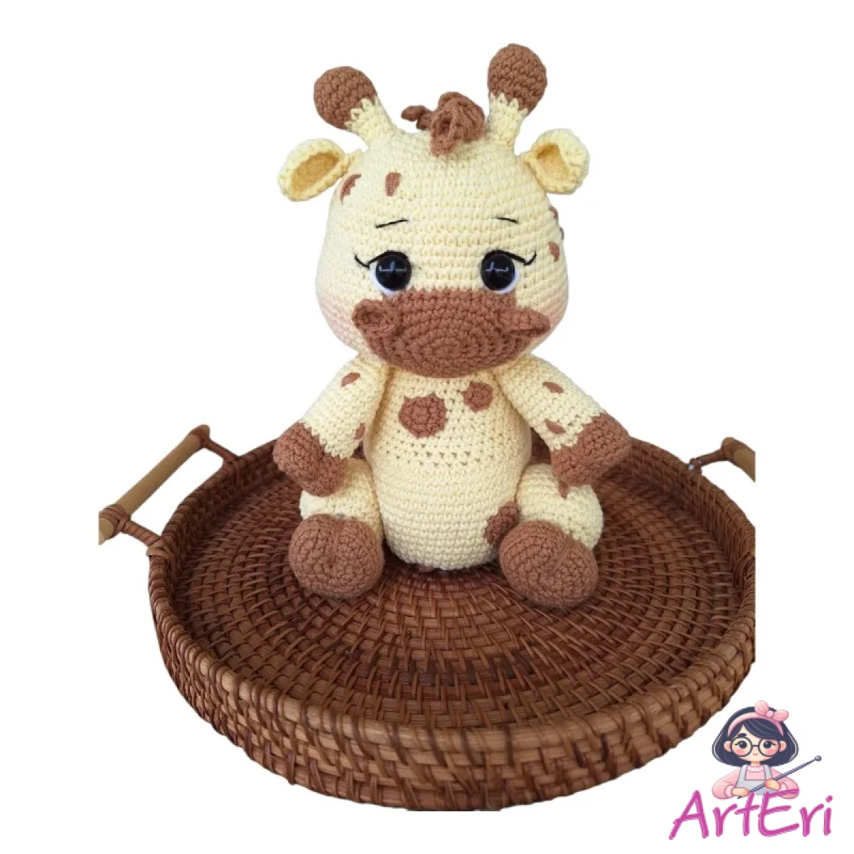 Πλεκτή καμηλοπάρδαλη(21cm)