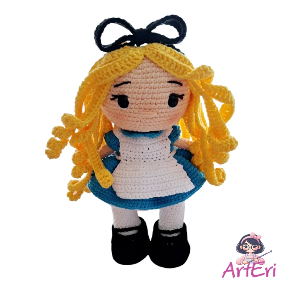 Πλεκτή κούκλα "Αλίκη" (25cm)